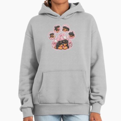Paw Print Rottweiler Hoodie