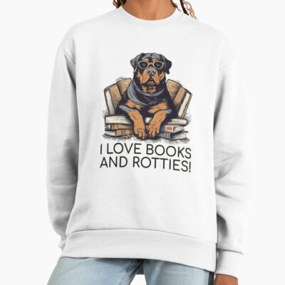 Rottweiler Bookworm Ii A Cozy Design For Book Lovers Sweatshirt