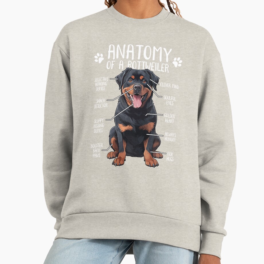 ssrcooversized_sweatshirtwomens_01oatmeal_heatherfrontsquare_productx1000-4 ssrcooversized sweatshirtwomens 01oatmeal heatherfrontsquare productx1000 4 - Rottweiler Gifts