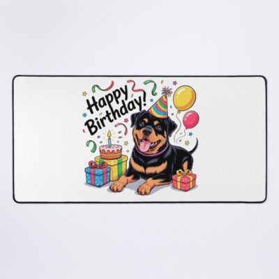 Rottweiler Birthday Mouse Pad