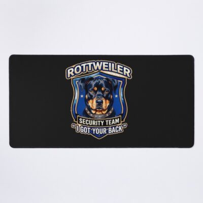 Rottweiler Security Team Mouse Pad