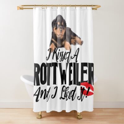 I Liked It Rottweiler Shower Curtain