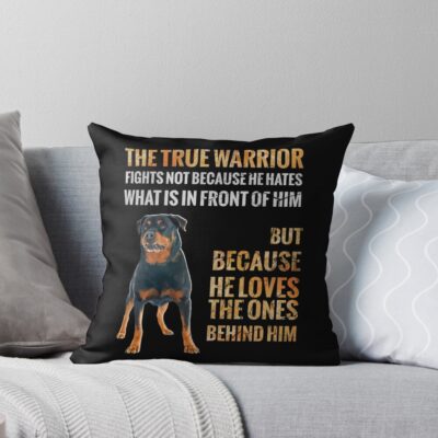 The True Warrior Throw Pillow
